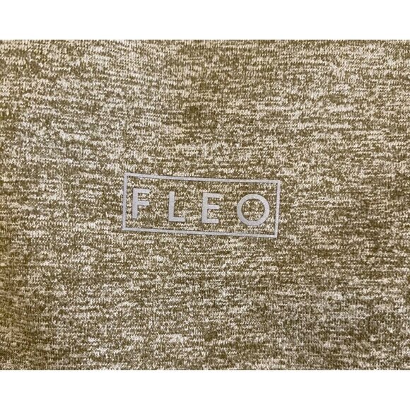 Fleo Leggings Womens Gray Green Yoga Pants Athletic Stretch SMALL Athleisure - Picture 3 of 4